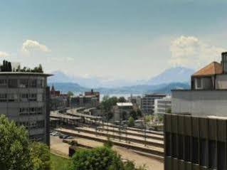 Hotel Station Zug Bagian luar foto